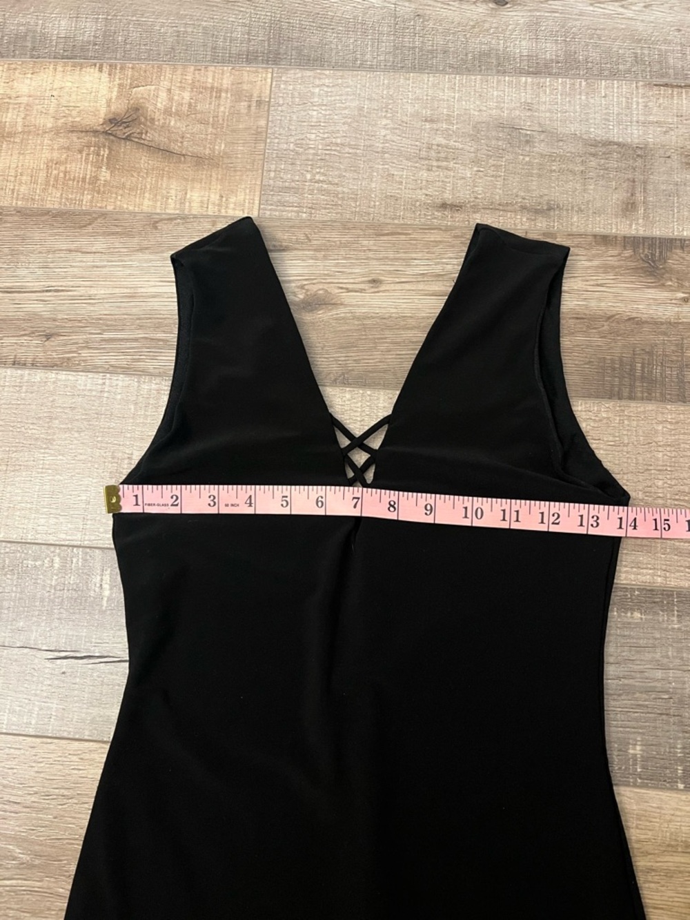 Alice + Olivia Black Stretch Knit Bodysuit with Snap Detail sz S EUC - Picture 6 of 6